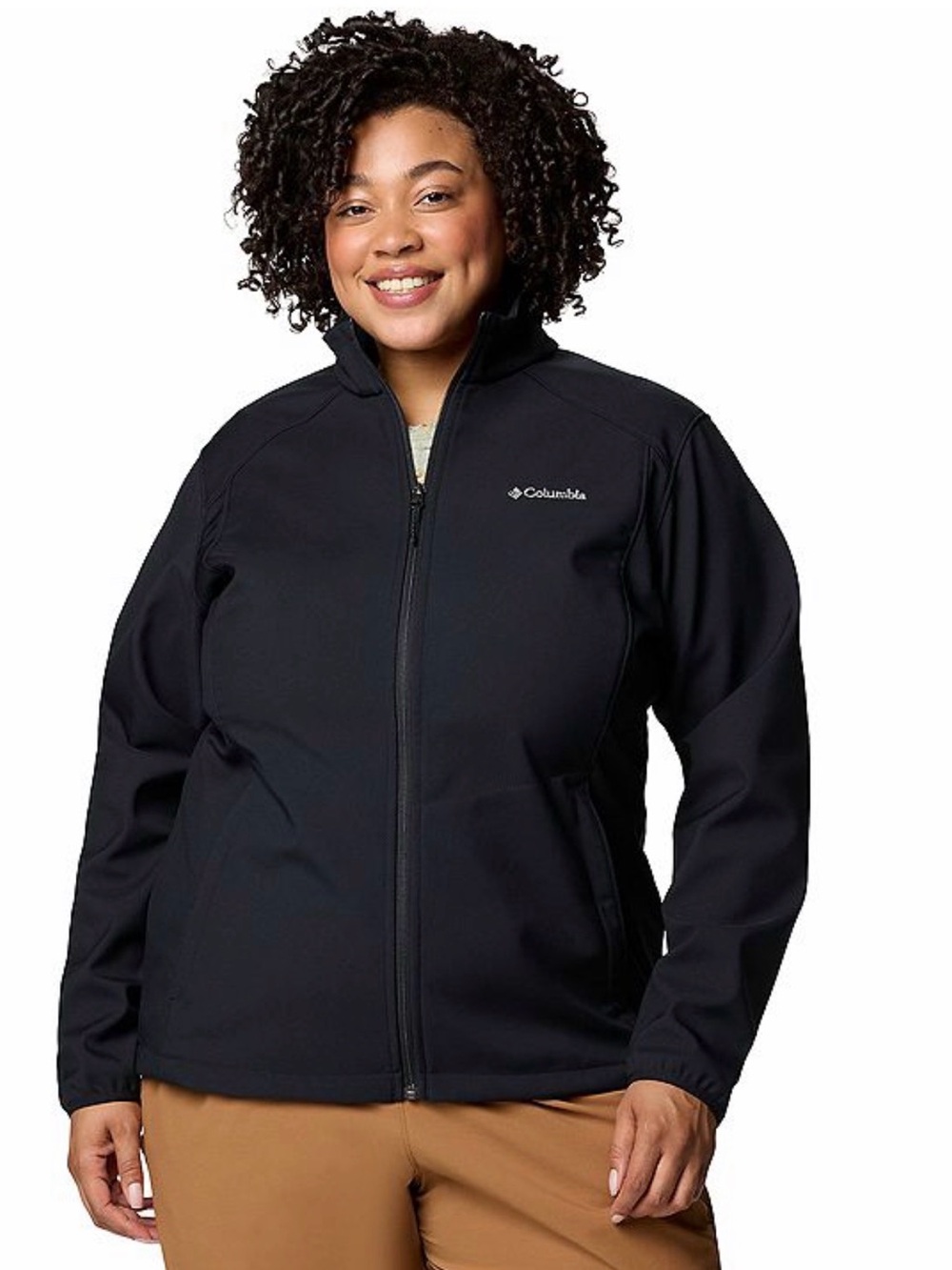Columbia Women's plus size Black Softshell Jacket
